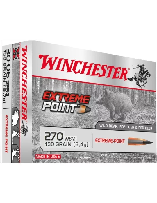 Winchester .270 WSM Extreme Point 130 gr